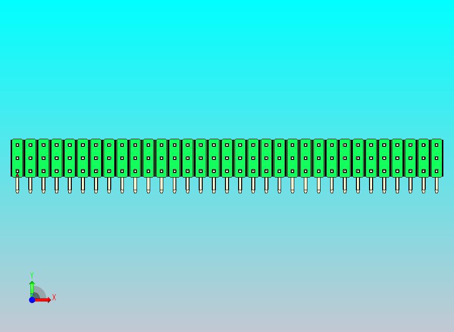 DS1022彩色排针 绿色 3x33p 100mil 类型D 版本1.0.zip