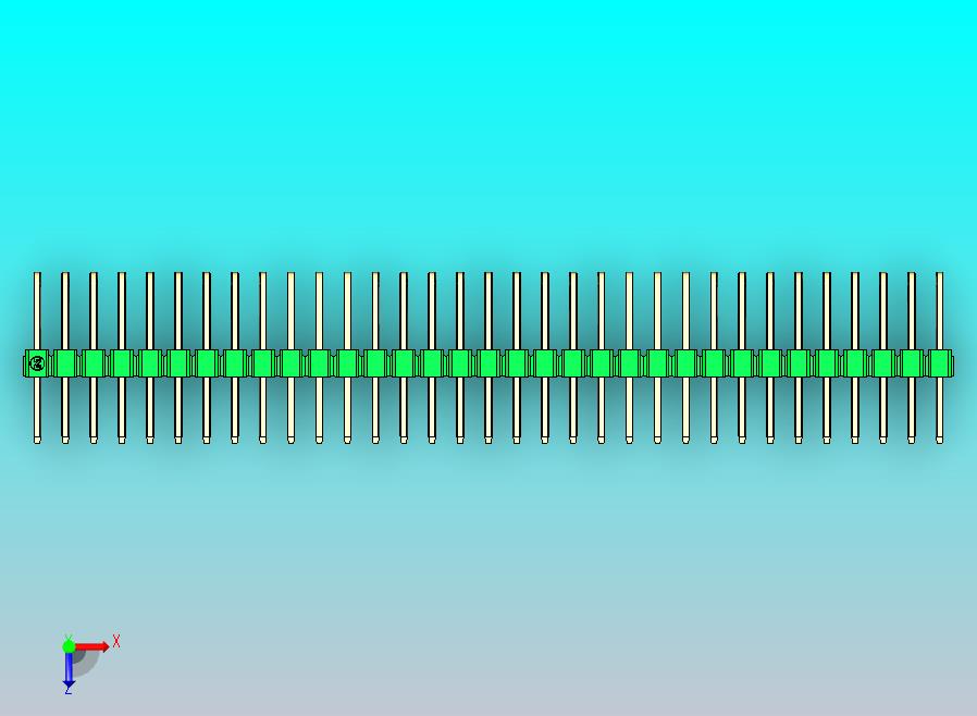 DS1022彩色排针 绿色 3x33p 100mil 类型D 版本1.0.zip