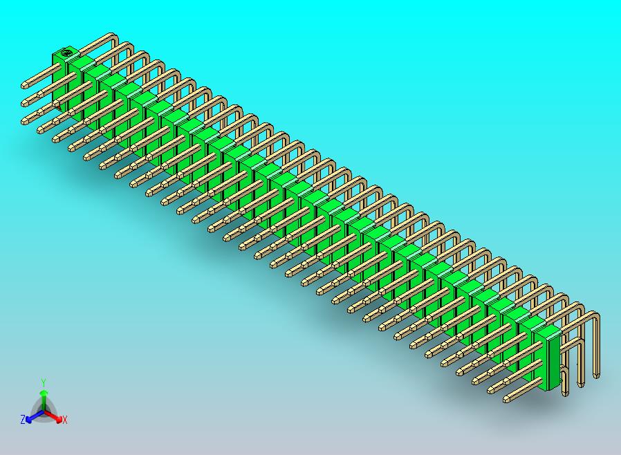 DS1022彩色排针 绿色 3x32p 100mil 类型D 版本1.0.zip
