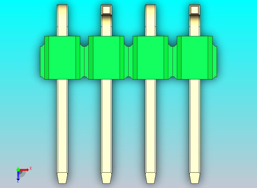 DS1022彩色排针 绿色 04p 100mil 类型 SMT R2 版本1.0.zip