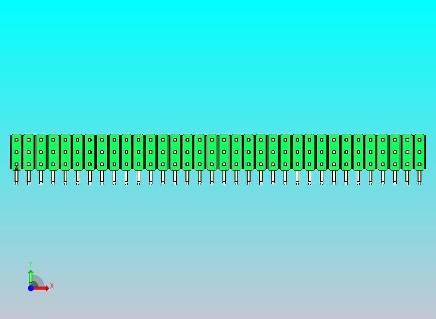 DS1022彩色排针 绿色 3x34p 100mil 类型D 版本1.0.zip