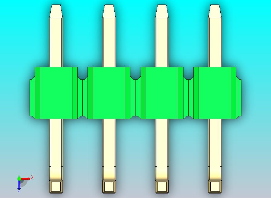 DS1022彩色排针 绿色 04p 100mil 类型U 版本1.0.zip