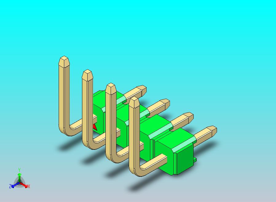 DS1022彩色排针 绿色 04p 100mil 类型U 版本1.0.zip