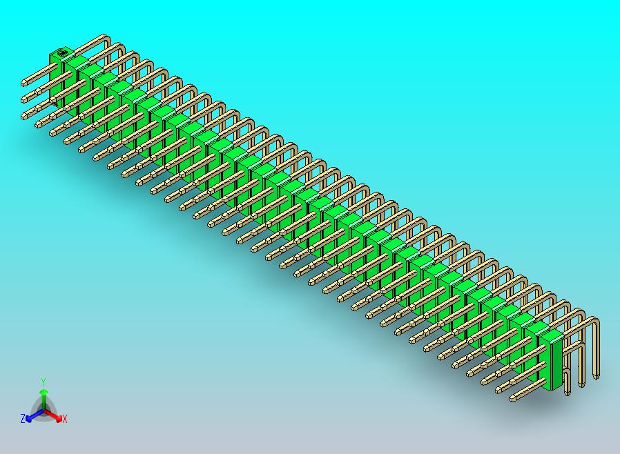 DS1022彩色排针 绿色 3x35p 100mil 类型D 版本1.0.zip