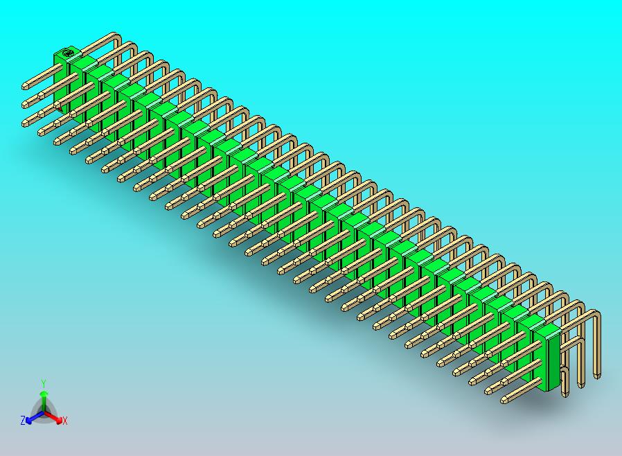 DS1022彩色排针 绿色 3x31p 100mil 类型D 版本1.0.zip