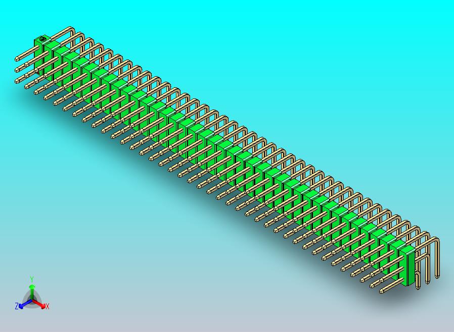 DS1022彩色排针 绿色 3x39p 100mil 类型D 版本1.0.zip