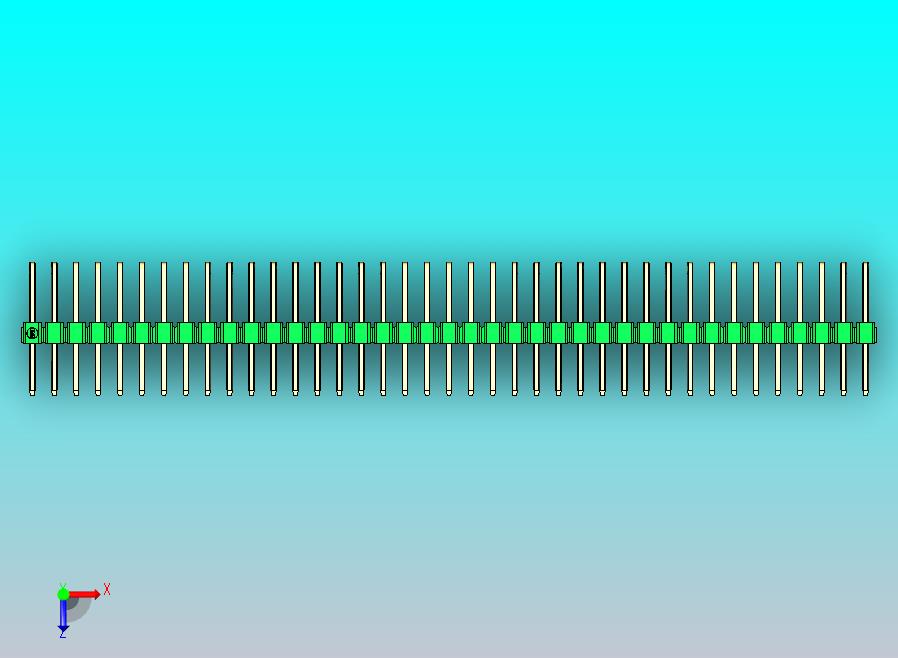 DS1022彩色排针 绿色 3x39p 100mil 类型D 版本1.0.zip