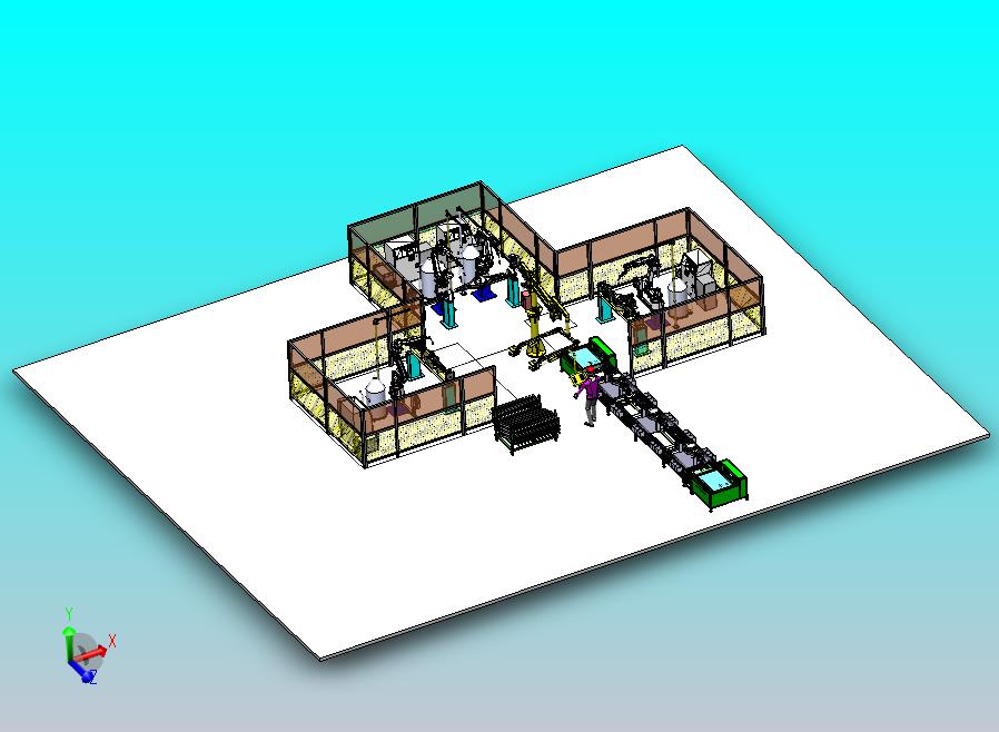 轻卡后桥焊接自动线