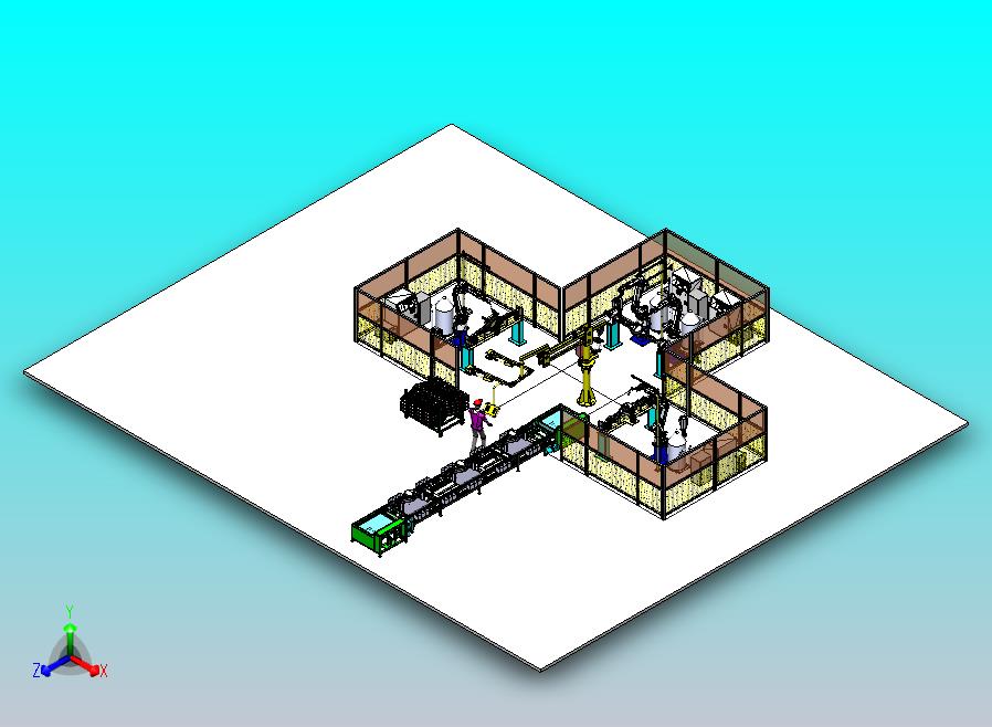 轻卡后桥焊接自动线