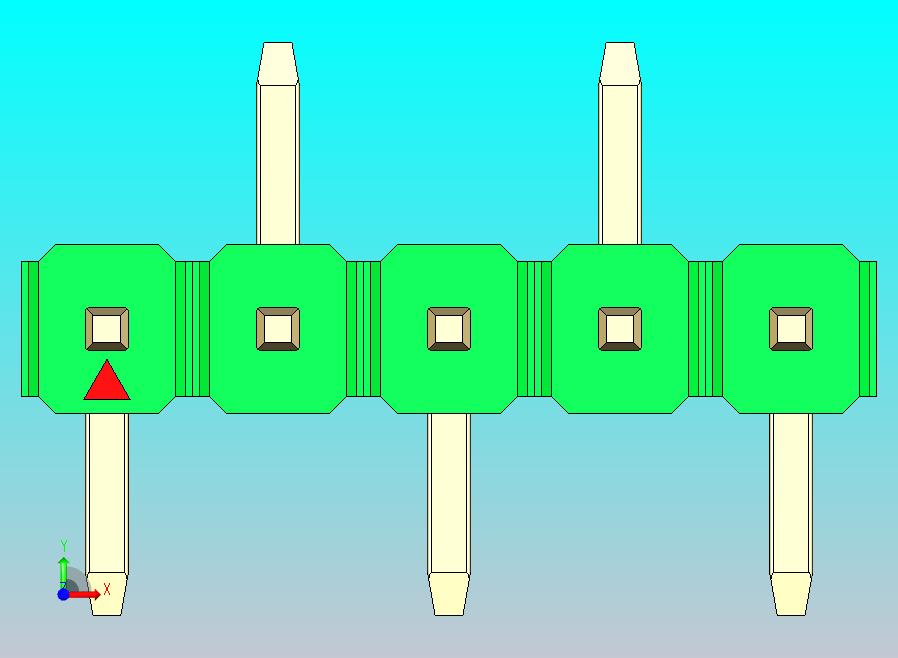 DS1022彩色排针 绿色 05P 100mil 类型 SMT R2 版本1.0.zip