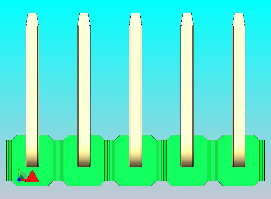DS1022彩色排针 绿色 05P 100mil 类型U 版本1.0.zip