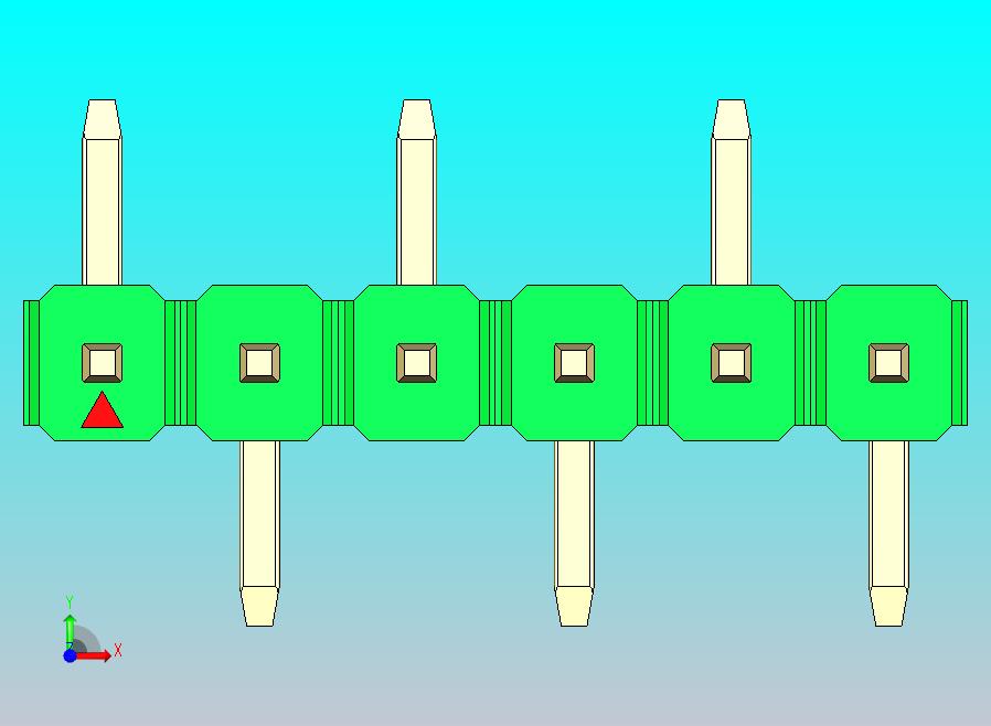 DS1022彩色排针 绿色 06P 100mil 类型 SMT R1 版本1.0.zip
