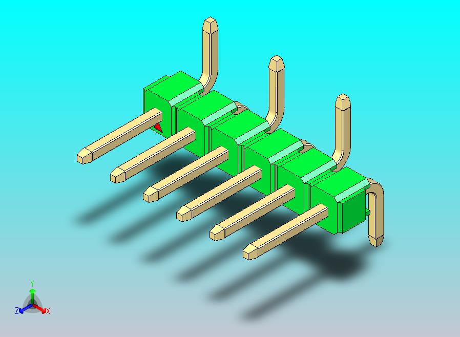 DS1022彩色排针 绿色 06P 100mil 类型 SMT R1 版本1.0.zip