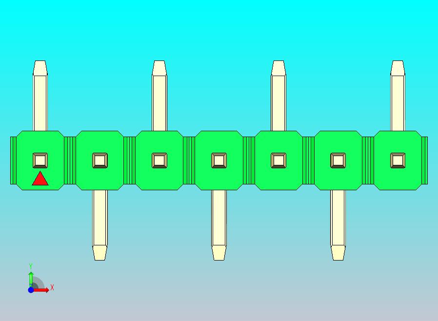 DS1022彩色排针 绿色 07P 100mil 类型 SMT R1 版本1.0.zip