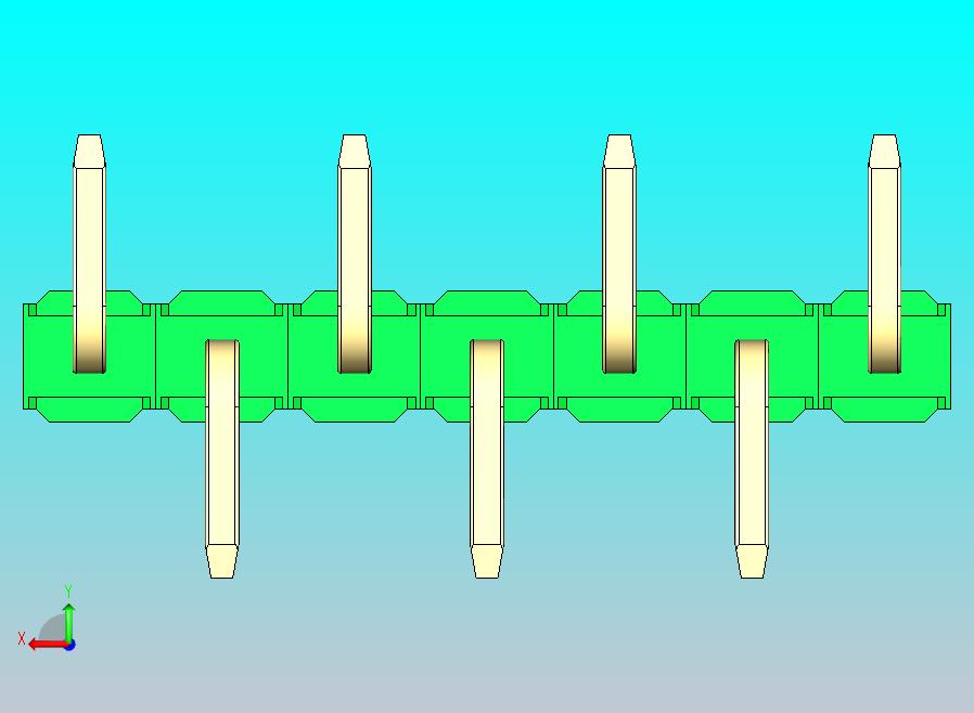 DS1022彩色排针 绿色 07P 100mil 类型 SMT R1 版本1.0.zip