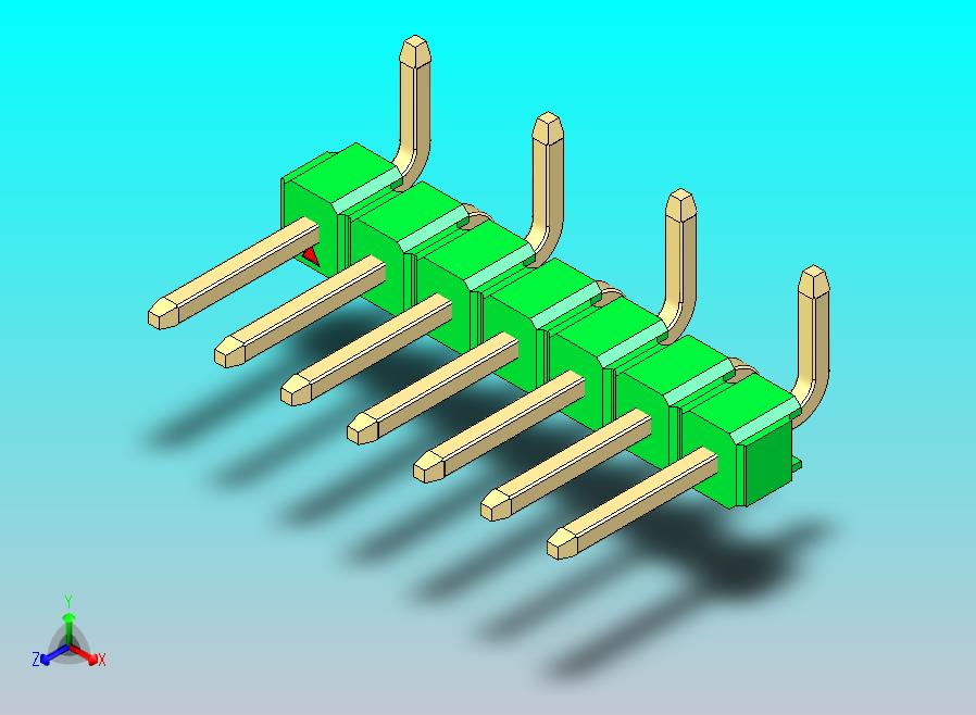 DS1022彩色排针 绿色 07P 100mil 类型 SMT R1 版本1.0.zip
