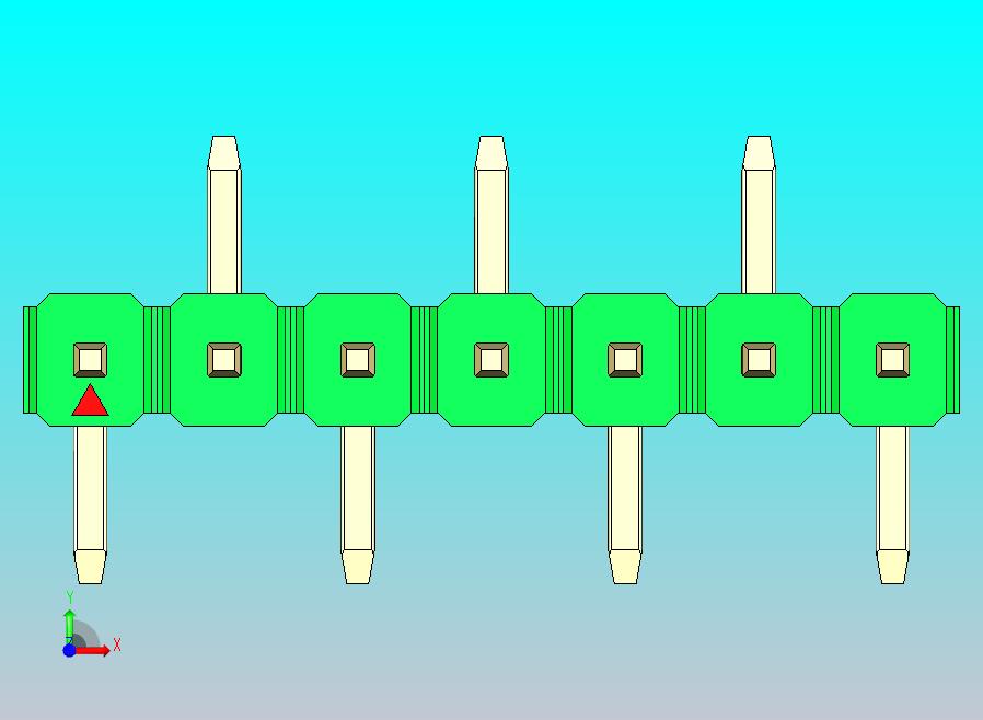 DS1022彩色排针 绿色 07P 100mil 类型 SMT R2 版本1.0.zip