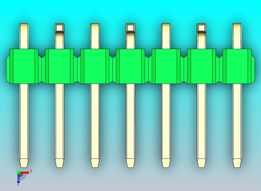 DS1022彩色排针 绿色 07P 100mil 类型 SMT R2 版本1.0.zip