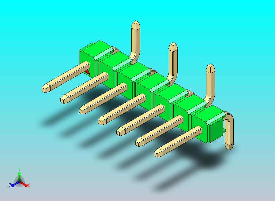 DS1022彩色排针 绿色 07P 100mil 类型 SMT R2 版本1.0.zip