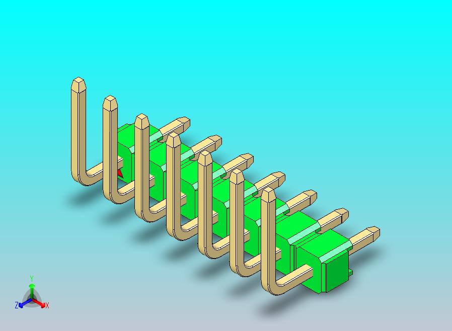 DS1022彩色排针 绿色 07p 100mil 类型U 版本1.0.zip