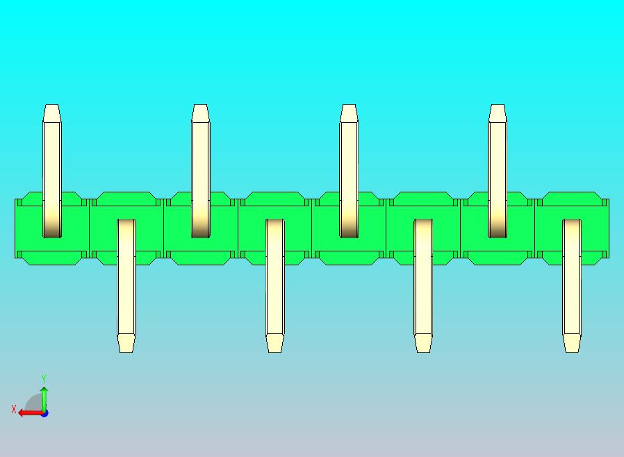 DS1022彩色排针 绿色 08P 100mil 类型 SMT R2 版本1.0.zip