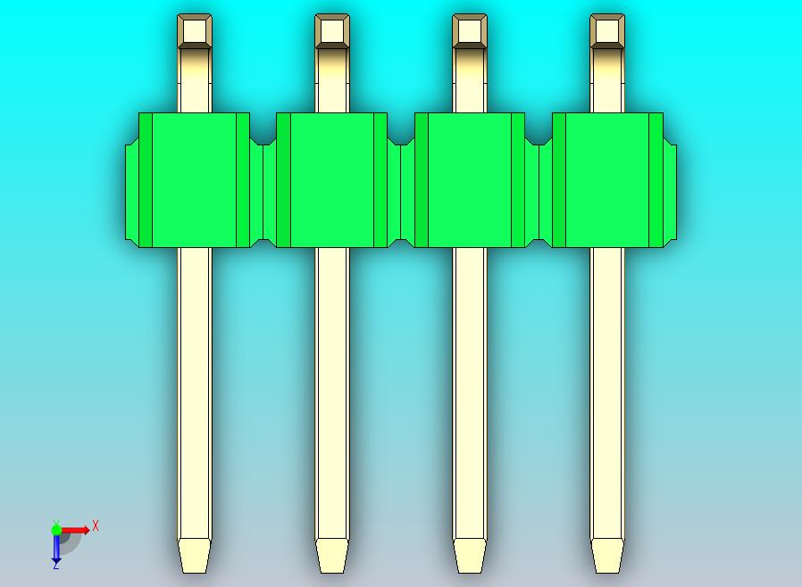 DS1022彩色排针 绿色 08P 100mil 类型SMT 版本1.0.zip