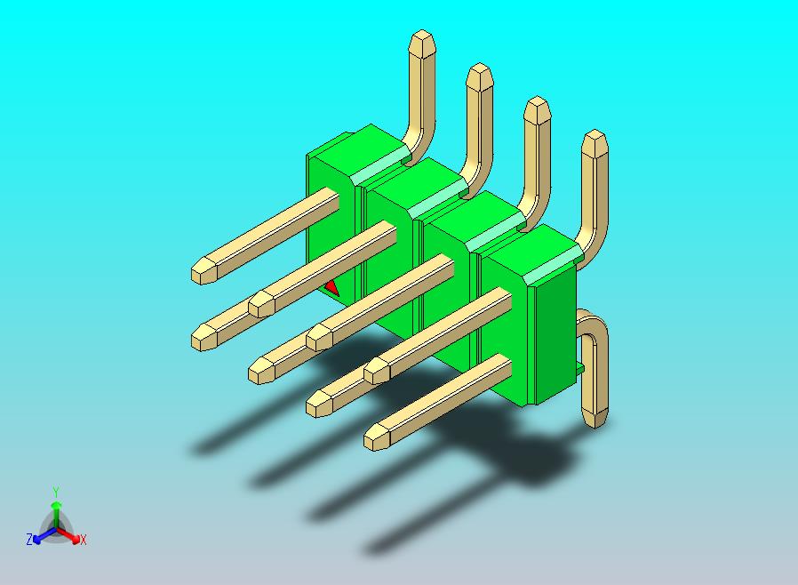 DS1022彩色排针 绿色 08P 100mil 类型SMT 版本1.0.zip