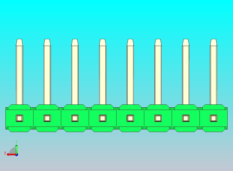 DS1022彩色排针 绿色 08p 100mil 类型U 版本1.0.zip