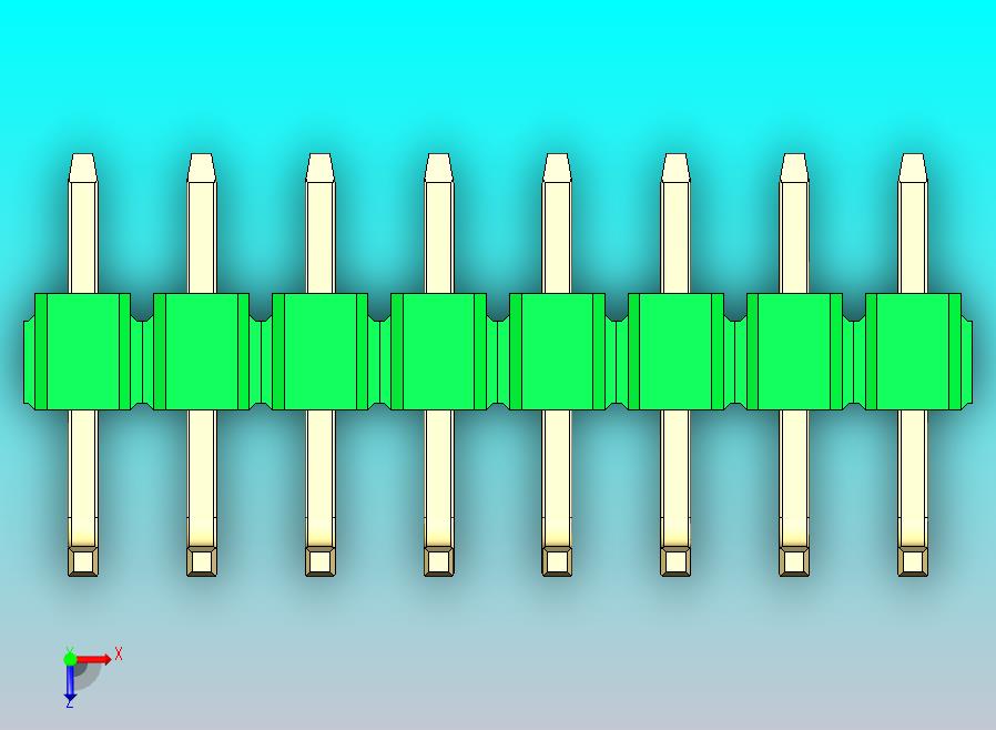 DS1022彩色排针 绿色 08p 100mil 类型U 版本1.0.zip