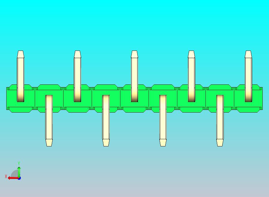 DS1022彩色排针 绿色 09p 100mil 类型 SMT R1 版本1.0.zip
