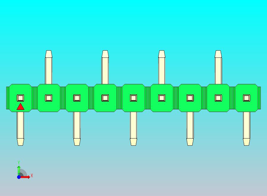 DS1022彩色排针 绿色 09p 100mil 类型 SMT R2 版本1.0.zip