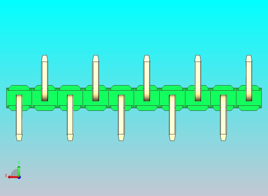 DS1022彩色排针 绿色 10P 100mil 类型 SMT R1 版本1.0.zip