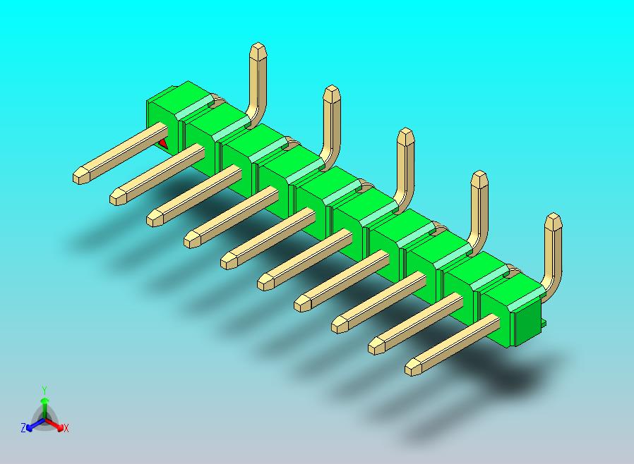 DS1022彩色排针 绿色 10P 100mil 类型 SMT R2 版本1.0.zip