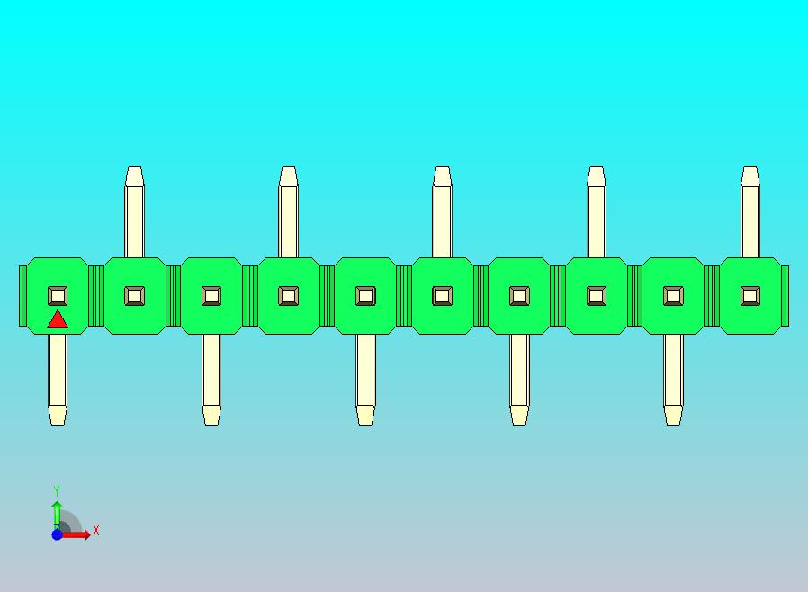 DS1022彩色排针 绿色 10P 100mil 类型 SMT R2 版本1.0.zip