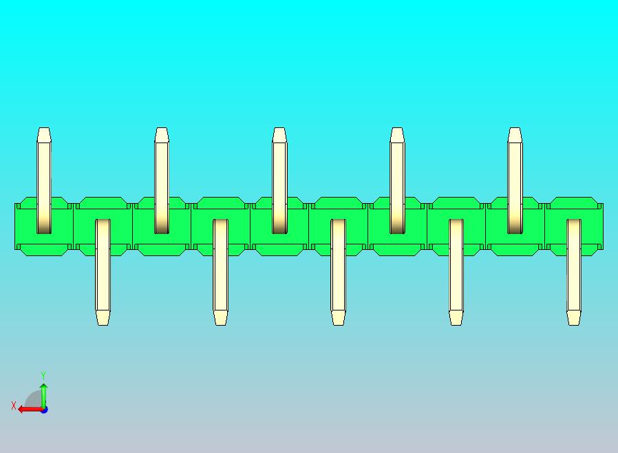 DS1022彩色排针 绿色 10P 100mil 类型 SMT R2 版本1.0.zip