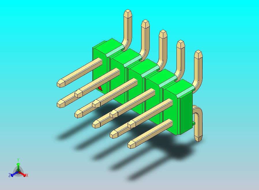 DS1022彩色排针 绿色 10p 100mil 类型SMT 版本1.0.zip