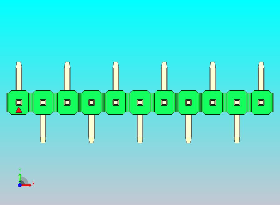 DS1022彩色排针 绿色 11p 100mil 类型 SMT R1 版本1.0.zip