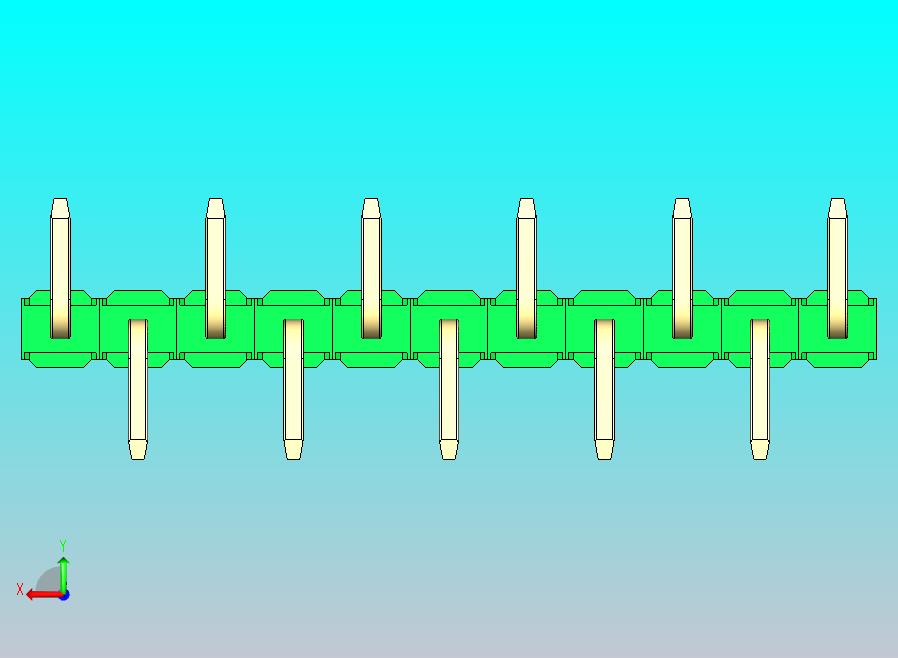 DS1022彩色排针 绿色 11p 100mil 类型 SMT R1 版本1.0.zip