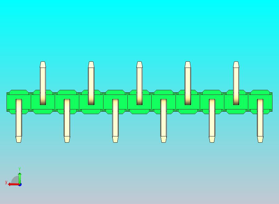 DS1022彩色排针 绿色 11P 100mil 类型 SMT R2 版本1.0.zip