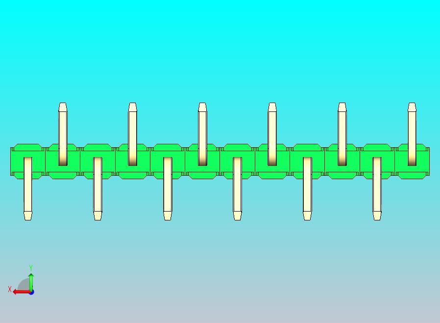 DS1022彩色排针 绿色 12P 100mil 类型 SMT R1 版本1.0.zip