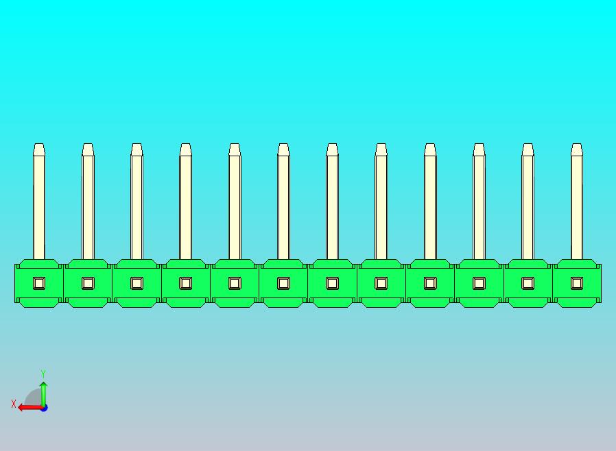 DS1022彩色排针 绿色 12p 100mil 类型U 版本1.0.zip