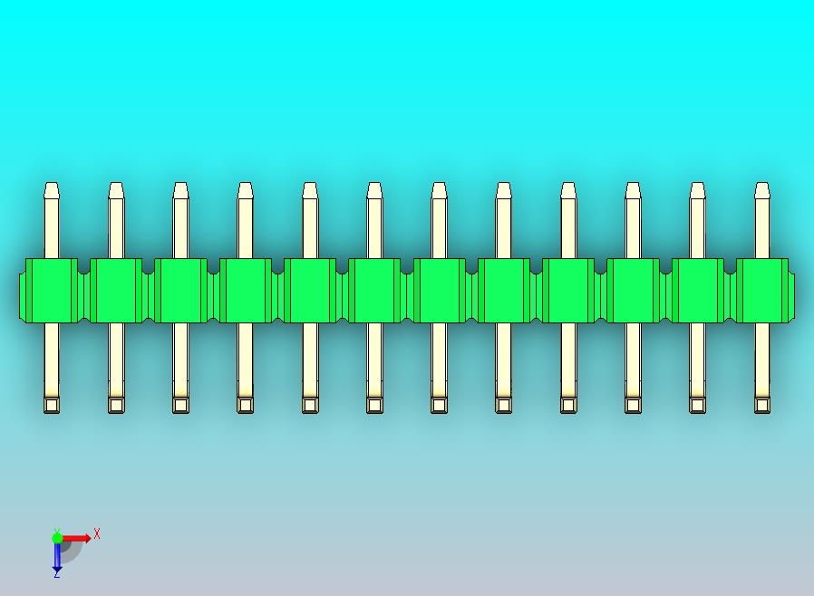 DS1022彩色排针 绿色 12p 100mil 类型U 版本1.0.zip
