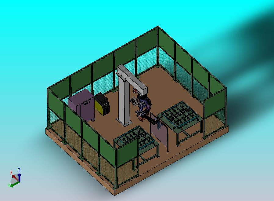 配电柜机器人焊接工作站