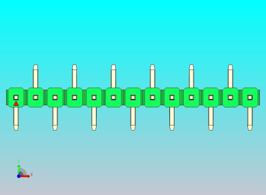 DS1022彩色排针 绿色 13p 100mil 类型 SMT R2 版本1.0.zip