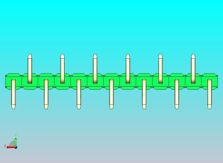 DS1022彩色排针 绿色 13p 100mil 类型 SMT R2 版本1.0.zip