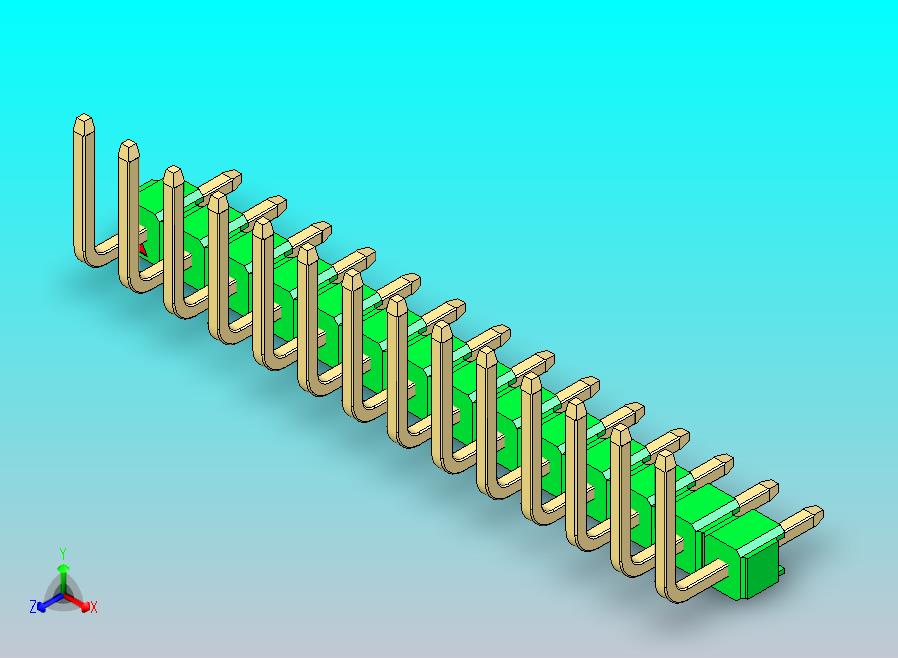 DS1022彩色排针 绿色 14引脚 100密耳 类型U 版本1.0.zip