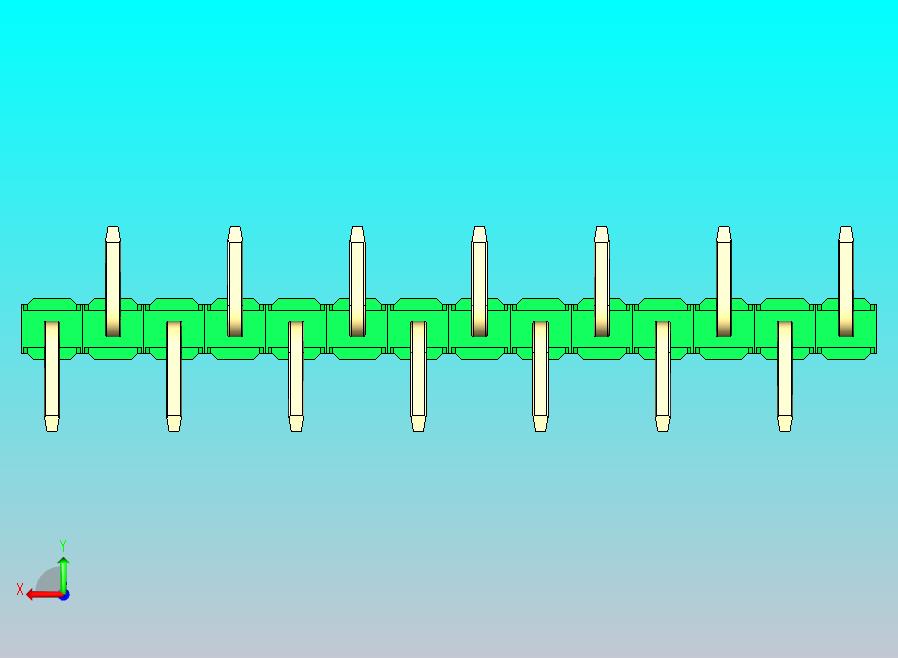 DS1022彩色排针 绿色 14针 100mil 类型 SMT R1 版本1.0.zip