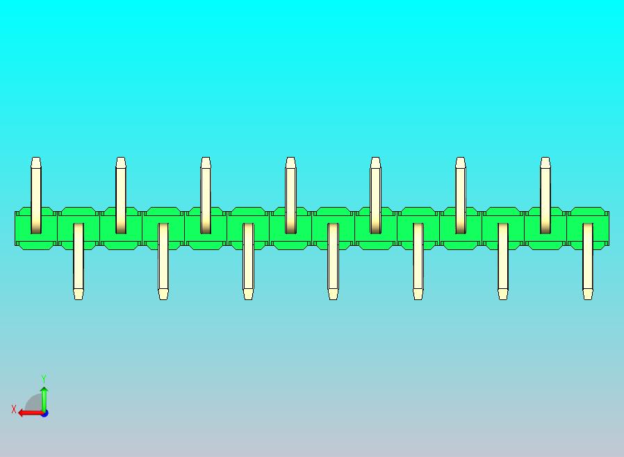 DS1022彩色排针 绿色 14针 100mil 类型 SMT R2 版本1.0.zip