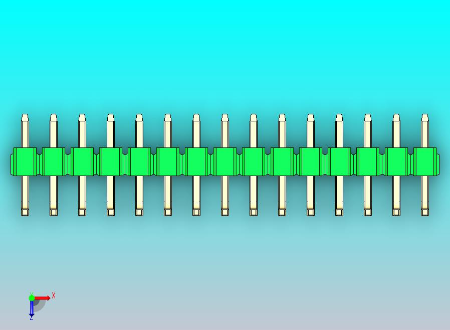 DS1022彩色排针 绿色 15p 100mil 类型U 版本1.0.zip