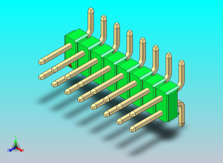 DS1022彩色排针 绿色 16引脚 100mil 类型SMT 版本1.0.zip